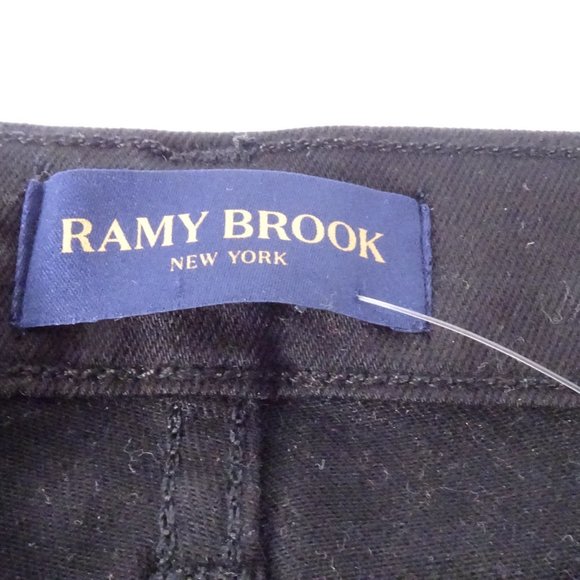 Ramie Brook Naomi Ripped Sequin Jeans waist 26 NWOT 298 black black white sequin - Picture 16 of 16